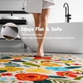 thumbnail image 3 of Joyfy Washable Floral Area Rug Non-Slip Soft Carpet with Rubber Backing for Living Room, Bedroom, Dining Room, Kids Nursery and Bedside Indoor Use, 3 of 7