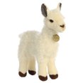 thumbnail image 4 of TheMogan 12" Lovely Llama Milk Fur Soft Fluffy Plush Stuffed Farm Animal Toy Ivory, 4 of 4