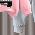 thumbnail image 5 of UAYOTSE Toddler Baby Boy Clothes 6 12 18 24 Months 2T 3T Fall Winter Outfit Long Sleeve Sweatshirt Tops Pants Set(7-8 Years,B417-Pink), 5 of 7