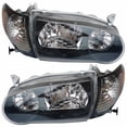 thumbnail image 2 of For Toyota Corolla 2001 2002 Pair Headlights & Corner Signal Headlamps Left+Right Set, 2 of 11