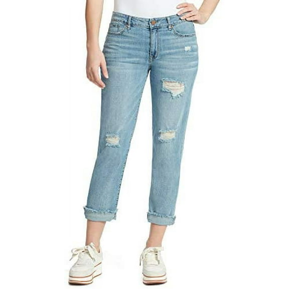 William Rast Women's Denim Pants and Jeans - Bayou Blue Vintage Boyfriend Jeans - 24