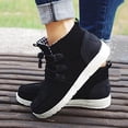 thumbnail image 4 of Womens Winter Laced-Front Ankle Boots,Warm Casual Fashion Comfortable Shoes, 4 of 10