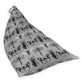 thumbnail image 2 of Insect Lounger Chair Bag, Modern Butterfly Dragonfly Bumblebee Beetle Cicada Entomological Art, High Capacity Storage with Handle Container, Lounger Size, Charcoal Grey and White, by Ambesonne, 2 of 5