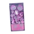 thumbnail image 4 of Conjunto de 30 adornos navideños para fiestas, año Nuevo, cumpleaños o cualquier otra ocasión. Decoraciones navideñas, recuerdos de fiesta. Rosa claro, 4 of 8