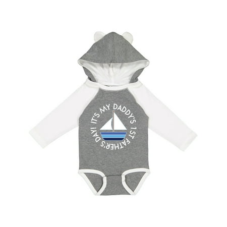 

Inktastic First Fathers Day Baby Boys or Girls Long Sleeve Baby Bodysuit