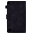 thumbnail image 6 of Allytech Wallet Case for Kindle Fire 7" 9th/7th/5th Gen 2019/2017/2015, Slim Folding Stand Auto Sleep Wake Embossed Flower PU Leather Case with Pen Slot for Amazon Fire 7 Old Versions, Black, 6 of 10