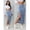 Light Wash, variant on Light Wash-2 Denim Midi Skirt With Front Button Closure And High Side Slit