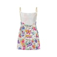 thumbnail image 3 of SAYOO Vestido corto informal con tirantes y cadena para mujer, con cuello en V, sin espalda, con lentejuelas SAYOO  Casual, 3 of 9