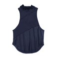 thumbnail image 2 of Fgnfyis Men's Athletic Hooded Tank Top for Gym and Sports Training Loose Fit Sleeveless Vest Ideal for Basketball and Outdoor Activities Tank Tops Men Dark Blue XXL, 2 of 6