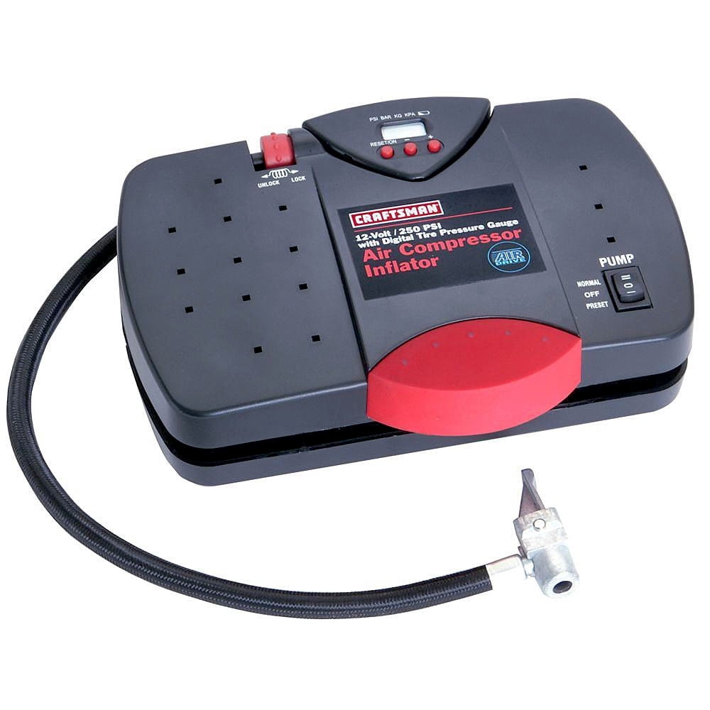 Craftsman 2875114 12V Portable Inflator with Digital Tire Pressure Gauge