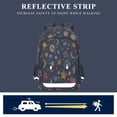 thumbnail image 5 of FORMRS Unisex School Backpack 17" Student Travel Bag with Laptop Compartment, Small Space Pattern, 5 of 7