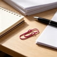 thumbnail image 4 of ZZkhGO Multi-Purpose Metal Pen Clip, Notebook Pen Stand Office Stationery Accessory, Portable Paperclip Multi Functional Pen Buckle for Desk Organizer, Hot Pink, 4 of 6