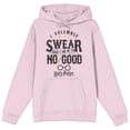 thumbnail image 5 of Harry Potter I Solemnly Swear I Am Up To No Good Long Sleeve Cradle Pink Men's Hooded Sweatshirt-XL, 5 of 7