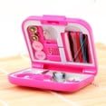 thumbnail image 3 of Billuyoard Bolsa de costura DIY portátil de alta calidad, Kits de costura de plástico para viajes en casa, agujas de coser, hilos, caja de Tela de costura y artesanía, 3 of 6