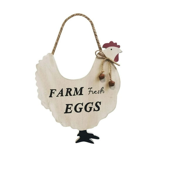 TIMIFIS Wooden House Wooden Handicraft Wall Decoration Wooden Farm Chicken Decoration Creative Farm Pendant Home Decor