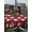Red, variant on Outdoor Tablecloth with Umbrella Hole and Zipper, Red Christmas Snowman Square Table Cloth 54x54 Inch Waterproof Tablecloth, Winter Xmas Snowflake Cute Picnic Table Cover for Patio Camping