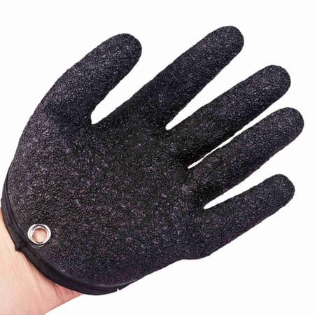 LAZIOEGR 1pc Fishing Glove Left Hand Fisherman Professional Fish Catching Glove Anti-slip Protects Hand from Puncture and Scrapes