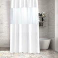 thumbnail image 2 of Cortina de ducha 180 x 200 cm, antimoho – Cortina de baño impermeable con vendaje – Gris, 2 of 4