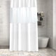 thumbnail image 2 of Cortina de ducha 180 x 200 cm, antimoho – Cortina de baño impermeable con vendaje – Gris, 2 of 4