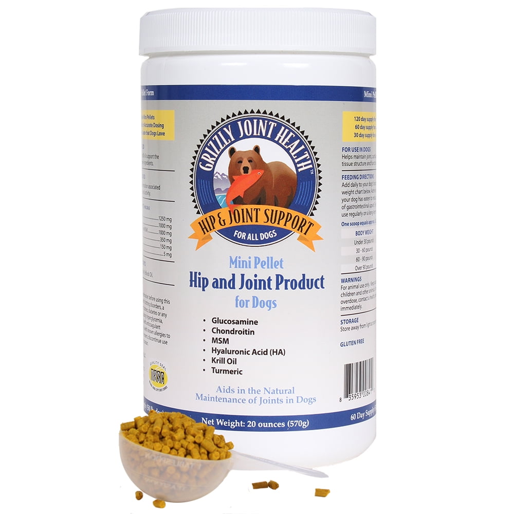 Grizzly Joint Health™ Mini Pellet Hip & Joint Supplement for Dogs, 20