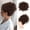 H, variant on Silk Curly Hair Wrap Ponytail - High Temperature Synthetic Wig Hairpiece with Drawstring Elastic Net for Messy Bun, Updo & Styling, Natural Look for Parties