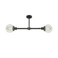 thumbnail image 5 of Innovations Lighting 209-6 Beacon Beacon 2 Light 23" Wide Linear Chandelier - Black, 5 of 5