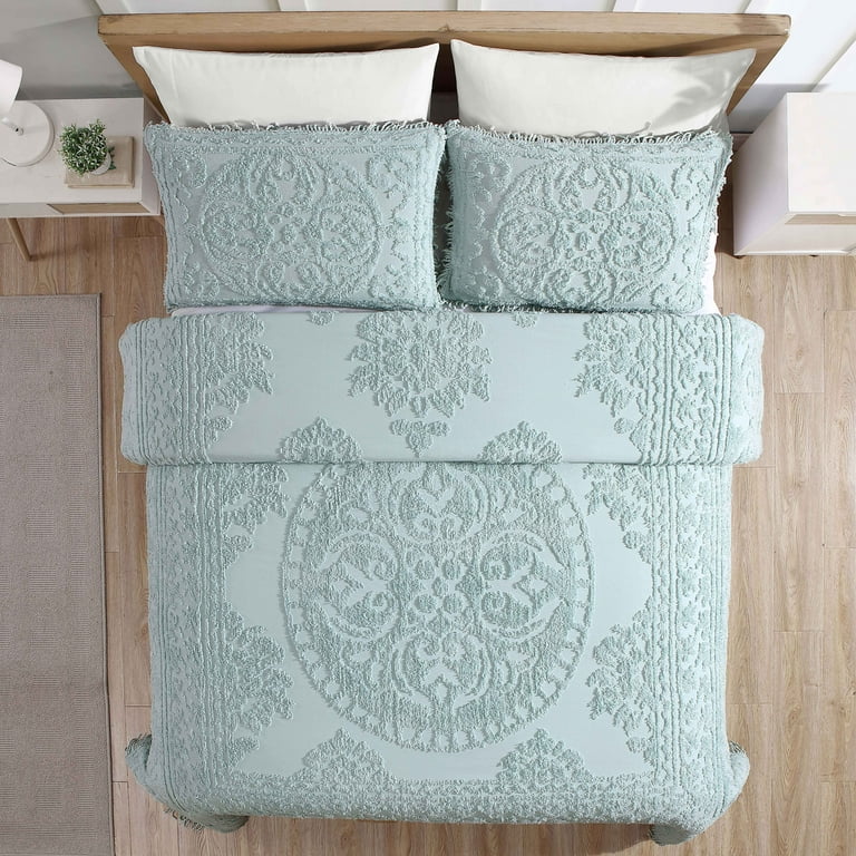 Duck egg blue online bedspreads and throws