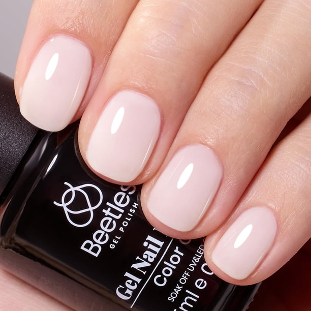 Esmalte de uñas Beetles Jelly Gel, 15 ml, rosa nude, translúcido