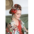 thumbnail image 2 of 2Chique Boutique Écharpe en Léopard avec Bande Rouge..., 2 of 8