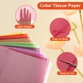 thumbnail image 3 of Uxcell 80 Sheets Colored Tissue Paper Bulk for Gift Bags, 19.7x13.8" Thanksgiving Tone Assorted Color Wrapping Paper for Craft Holidays Christmas Birthday Wedding Filler Flower Decor, 3 of 6