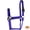 Purple, variant on Hilason Western Horse Premium Nylon Rolled Throat Strap Halter Red