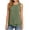 *Green, variant on VBVC Women's Cotton-Linen Layered Hem Tank Top , Ladies' Sleeveless Crew Neck Casual Blouse , Summer Flowy Loose Tunic Top For Women,Black,S-2XL