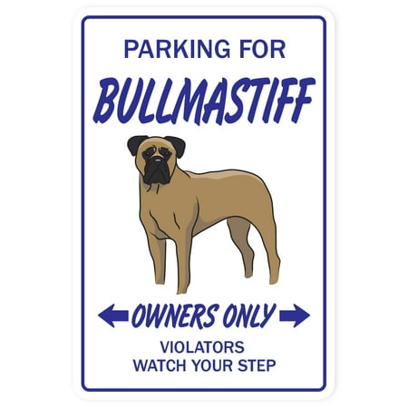 BULLMASTIFF Decal dog pet parking road Decals animal pup breeder | Indoor/Outdoor | 5