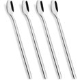 thumbnail image 1 of Long Handle Spoon, Coffee Stirrers, 8-Inch Iced Teaspoon,Ice Cream Spoon,Premium 18/10 Stainless Steel Mixing Spoon 4pcs, 1 of 4