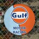 thumbnail image 2 of En Chapa Hierro Redonda 30*30cm Con Bordes Cóncavos Y Convexos Serie Gulf Gulf Oil Still Life, 2 of 8