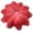 Red,17.7x17.7 Inch, variant on Flower Pillow,Velvet Flower Shaped Decorative Throw Pillows,Washable Velvet Soft Round Floral Cushion,Pleated Tufted Velvet Pad for Sofa,Comfortable Floor Pillow for Ornate,Bed,Floor,Couch