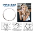 thumbnail image 4 of 1Pc Fashion Watch Bezel Ring Beautiful Watch Bezel Cover Chic Watch Accessory, 4 of 7