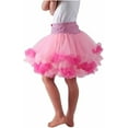thumbnail image 2 of JONA MICHELLE girl's Pink Layered TUTU SKIRT, Size XS (2T-3T), 2 of 2