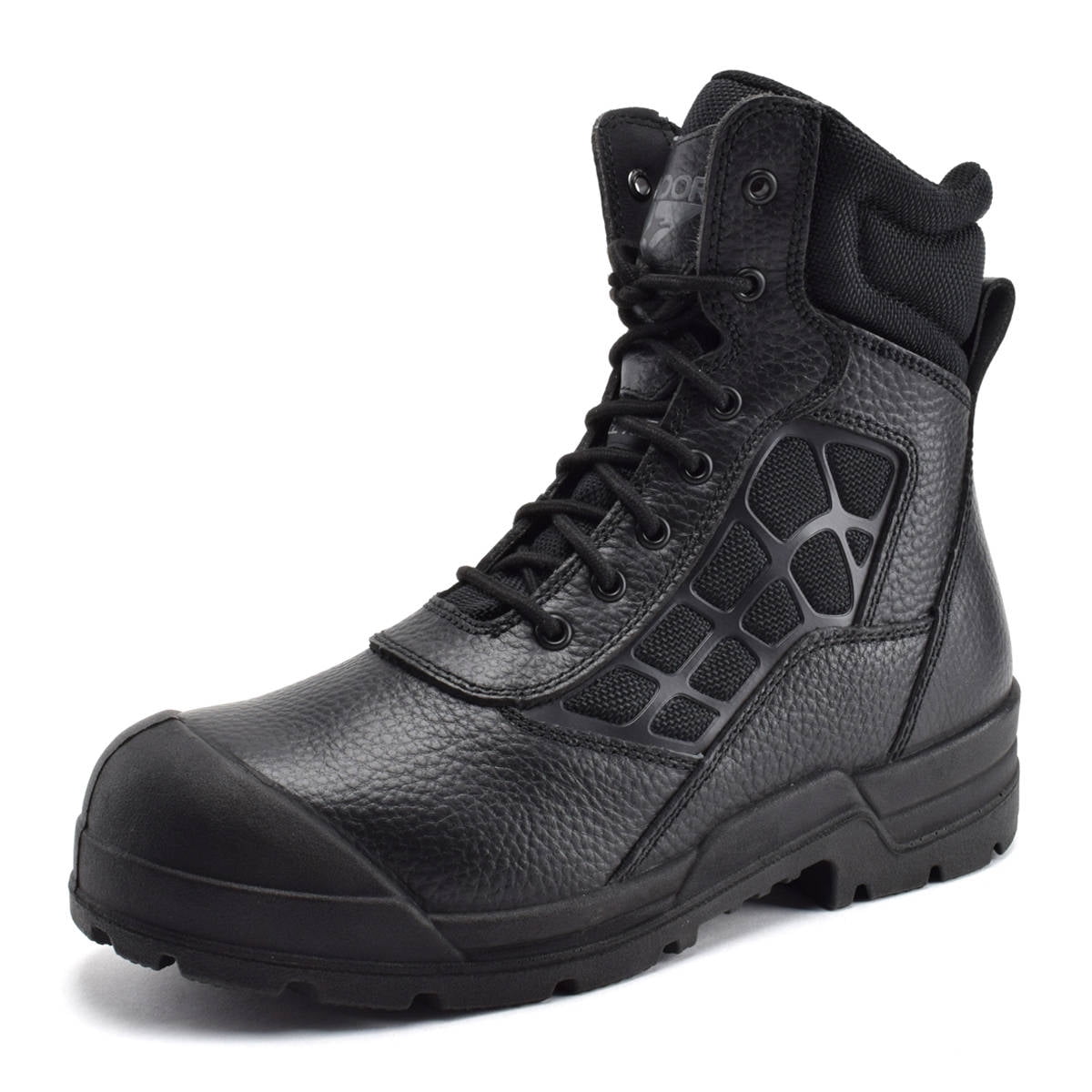Condor Men's 8 Inch Steel Toe Work Boot Black High-Top Leather - 7M Condor Men's 8 Inch Steel Toe Work Boot Black High-Top Leather - 7M
