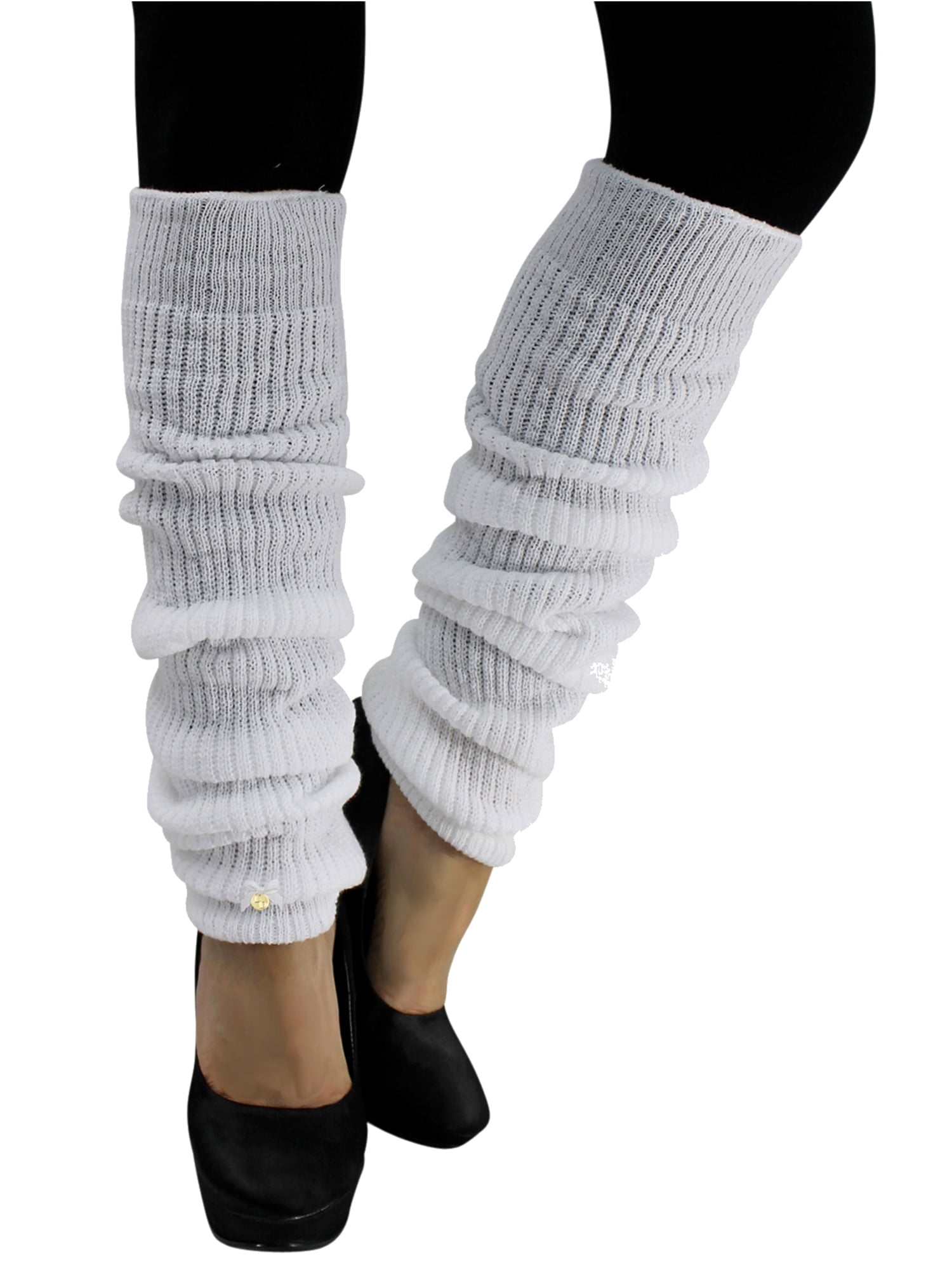 Luxury Divas Long Thick Knit Dance Leg Warmers