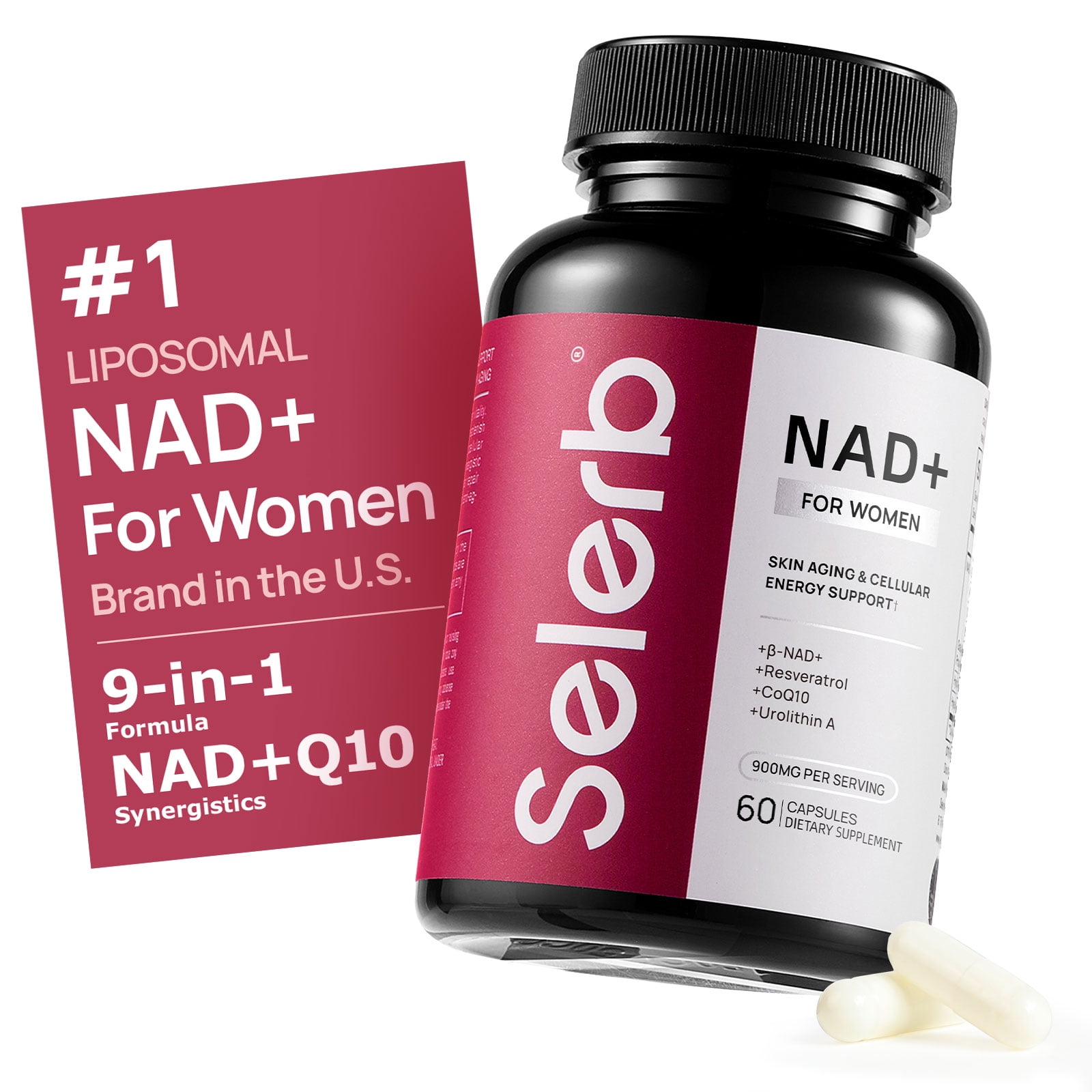 nad glp 1 supplement Selerb GLP-1 Metabolism Supplement for Women & Men– Supports Metabolic Function & Gently Activates Daily Metabolic Rhythm – ashwagandha ,Chromium,Vitamin B12, Berberine HCI – 60 Capsules