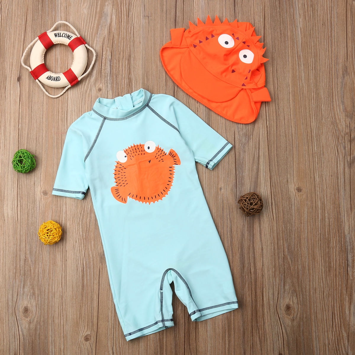 Kuner Baby Cotton Warm 2 Piece Cartoon Clothing Set Long Sleeve Sweatshirts and Pant Outfit for Boys Girls