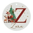 thumbnail image 2 of Suministros de decoración navideña, 26 letras para árbol de Navidad, adornos colgantes para árbol de Navidad, adornos navideños personalizados para bricolaje, decoración navideña, decoración colgante, 2 of 5