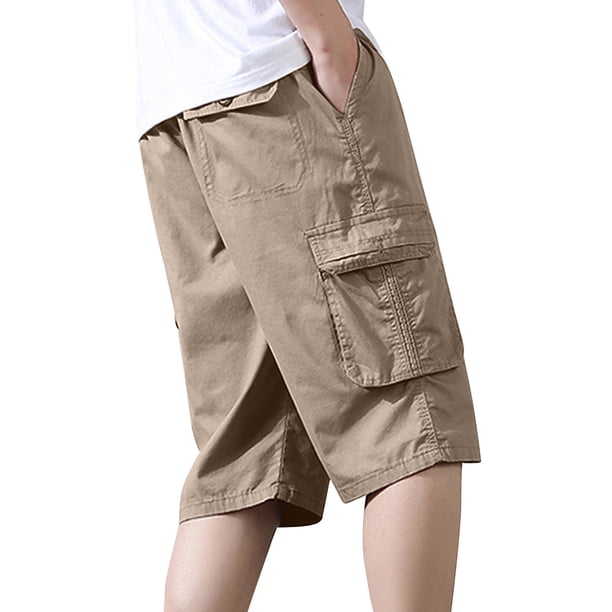 LVHAOGJOB Big and Tall Shorts for Men with Pockets Cargo Shorts