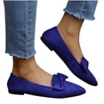 thumbnail image 4 of Womens Fashionable Casual Versatile Pointed Toe Slip-On Spring And Summer New Bowknot Flat Sandals, 4 of 7