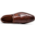 thumbnail image 2 of Santimon Men Dress Shoes Wingtip Casual Monk Shoes for Wedding Prom Party Formal Occasions Brown US 13, 2 of 6