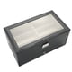thumbnail image 2 of Vitrina De Gafas, Caja De Reloj Portátil De Gran Capacidad De Doble Capa, Caja De Almacenamiento De Gafas De Sol, Para Gafas, Mujeres, Joyería, Hombres, 2 of 7