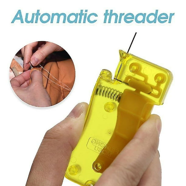 Dispositivo de enhebrador de aguja automático de 1/2/3 piezas, máquina de coser manual para el hogar