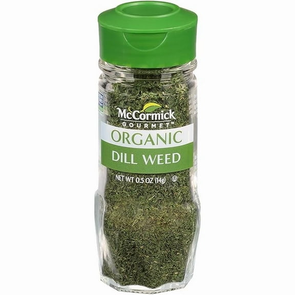 McCormick Gourmet Organic Dill Weed, 0.5 Oz ( Pack of 2 )