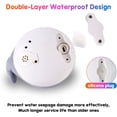 thumbnail image 2 of Juguetes de baño para bebés, juguetes de baño recargables de 1500 mAh con doble capa impermeable, juguetes luminosos para bañera de agua con aerosol de ballena para niños pequeños, niños, niñas, pisc TUNC Sencillez, 2 of 5